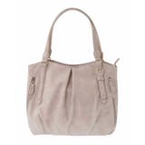 ベージュ | [2WAY]タックラウンドトートバッグ | MK MICHEL KLEIN BAG