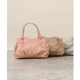 ピンク | [2WAY]ベルトアクセントラウンドトートバッグ | MK MICHEL KLEIN BAG