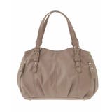 ベージュ | [2WAY]ベルトアクセントラウンドトートバッグ | MK MICHEL KLEIN BAG