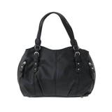 ブラック | [2WAY]ベルトアクセントラウンドトートバッグ | MK MICHEL KLEIN BAG