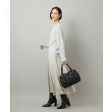 [2WAY]シャイニーカラーベルトデザインラウンドトートバッグ | MK MICHEL KLEIN BAG | 詳細画像17 