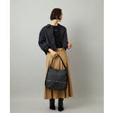 [2WAY/A4収納可]デニム風デザイン変形トートバッグ | MK MICHEL KLEIN BAG | 詳細画像18 