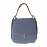 ネイビー | [2WAY/A4収納可]デニム風デザイン変形トートバッグ | MK MICHEL KLEIN BAG