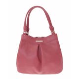 レッド | [2WAY]合成皮革タックデザインバッグ | MK MICHEL KLEIN BAG