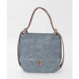 ネイビー | [2WAY/A4収納可]ニュアンスデザイン変形トートバッグ | MK MICHEL KLEIN BAG
