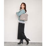 [2WAY]スエード風メタルタグアクセントショルダーバッグ | MK MICHEL KLEIN BAG | 詳細画像20 