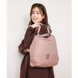 [2WAY]パンチングデザイン変形トートバッグ | MK MICHEL KLEIN BAG | 詳細画像1 