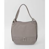 グレージュ | [2WAY]パンチングデザイン変形トートバッグ | MK MICHEL KLEIN BAG