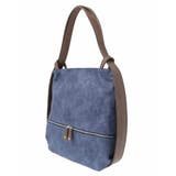 [2WAY/A4サイズ対応]シルバーラメアクセント変形トートバッグ | MK MICHEL KLEIN BAG | 詳細画像4 