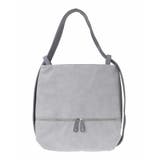 グレー | [2WAY/A4サイズ対応]シルバーラメアクセント変形トートバッグ | MK MICHEL KLEIN BAG