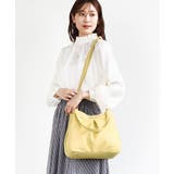 イエロー | [2WAY]合成皮革タックデザインバッグ | MK MICHEL KLEIN BAG