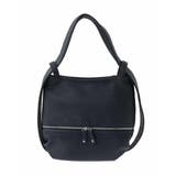 ネイビー | [2WAY]パンチングデザイン変形ミニトートバッグ | MK MICHEL KLEIN BAG