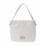 アイボリー | [2WAY]メタルタグアクセントショルダーバッグ | MK MICHEL KLEIN BAG