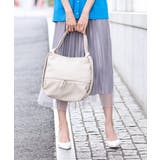 アイボリー | [2WAY/人気の定番BAG]パンチングデザイン変形ミニトートバッグ | MK MICHEL KLEIN BAG