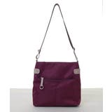 [撥水/500g以下の軽量]アクセントレザースクエアショルダーバッグ | MK MICHEL KLEIN BAG | 詳細画像2 