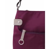 [撥水/500g以下の軽量]アクセントレザースクエアショルダーバッグ | MK MICHEL KLEIN BAG | 詳細画像7 