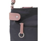 [撥水/500g以下の軽量]アクセントレザーコンパクトショルダーバッグ | MK MICHEL KLEIN BAG | 詳細画像12 