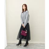 [撥水/500g以下の軽量]アクセントレザーコンパクトショルダーバッグ | MK MICHEL KLEIN BAG | 詳細画像18 