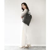 [撥水/A4収納可]フロントタックコンパクトリュック | MK MICHEL KLEIN BAG | 詳細画像15 