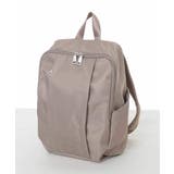 ベージュ | [撥水/A4収納可]フロントタックコンパクトリュック | MK MICHEL KLEIN BAG