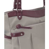 [撥水/2WAY/A4収納可]サイドポケットパイピングバッグ | MK MICHEL KLEIN BAG | 詳細画像8 