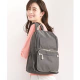 [撥水/A4収納可]スクエアデザインバックパック | MK MICHEL KLEIN BAG | 詳細画像1 