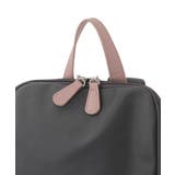 [撥水/A4収納可]スクエアデザインバックパック | MK MICHEL KLEIN BAG | 詳細画像11 