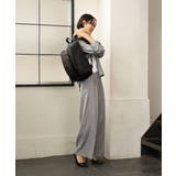 [23L/撥水/A4収納可]フロントタックデザインリュック | MK MICHEL KLEIN BAG | 詳細画像16 