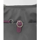 [撥水/軽量]レザーポイントナイロンショルダーバッグ | MK MICHEL KLEIN BAG | 詳細画像14 