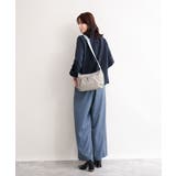 [撥水/軽量]レザーポイントナイロンショルダーバッグ | MK MICHEL KLEIN BAG | 詳細画像17 