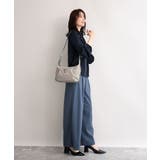 [撥水/軽量]レザーポイントナイロンショルダーバッグ | MK MICHEL KLEIN BAG | 詳細画像19 