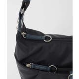 [撥水/軽量]レザーポイントナイロンショルダーバッグ | MK MICHEL KLEIN BAG | 詳細画像4 