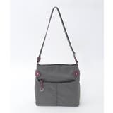 [撥水/軽量]アクセントレザースクエアショルダーバッグ | MK MICHEL KLEIN BAG | 詳細画像2 