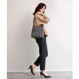 [撥水/軽量]アクセントレザースクエアショルダーバッグ | MK MICHEL KLEIN BAG | 詳細画像21 
