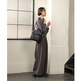 [撥水/軽量]アクセントレザースクエアショルダーバッグ | MK MICHEL KLEIN BAG | 詳細画像22 