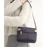 [撥水/軽量]アクセントレザーコンパクトショルダーバッグ | MK MICHEL KLEIN BAG | 詳細画像1 