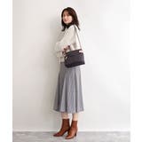 [撥水/軽量]アクセントレザーコンパクトショルダーバッグ | MK MICHEL KLEIN BAG | 詳細画像18 