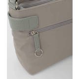 [撥水/軽量]アクセントレザーコンパクトショルダーバッグ | MK MICHEL KLEIN BAG | 詳細画像6 