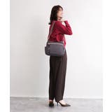 [撥水/軽量]アクセントレザーショルダーバッグ | MK MICHEL KLEIN BAG | 詳細画像17 