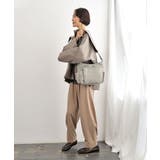 [撥水/軽量]アクセントレザーショルダーバッグ | MK MICHEL KLEIN BAG | 詳細画像20 