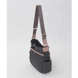 [撥水/軽量]アクセントレザーショルダーバッグ | MK MICHEL KLEIN BAG | 詳細画像3 