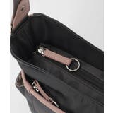 [撥水/軽量]アクセントレザーショルダーバッグ | MK MICHEL KLEIN BAG | 詳細画像5 