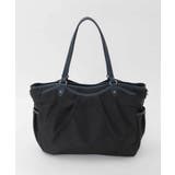 [2WAY/撥水/A4収納可]レザージョイントタックデザイントートバッグ | MK MICHEL KLEIN BAG | 詳細画像3 