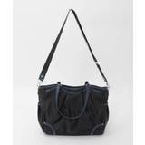 [2WAY/撥水/A4収納可]レザージョイントタックデザイントートバッグ | MK MICHEL KLEIN BAG | 詳細画像4 