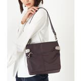 パープル | 【撥水】ナイロンスクエアショルダーバッグ | MK MICHEL KLEIN BAG