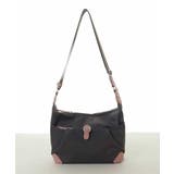[撥水/500g以下の軽量]レザーポイントナイロンショルダーバッグ | MK MICHEL KLEIN BAG | 詳細画像4 