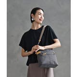 [撥水/500g以下の軽量]アクセントレザースクエアショルダーバッグ | MK MICHEL KLEIN BAG | 詳細画像1 