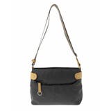 グレージュ×イエロー | [撥水/500g以下の軽量]アクセントレザーコンパクトショルダーバッグ | MK MICHEL KLEIN BAG