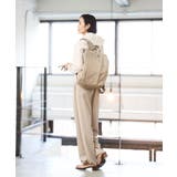 [撥水/A4収納可]フロントタックデザインリュック | MK MICHEL KLEIN BAG | 詳細画像17 