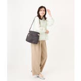 [撥水/軽量]アクセントレザースクエアショルダーバッグ | MK MICHEL KLEIN BAG | 詳細画像20 